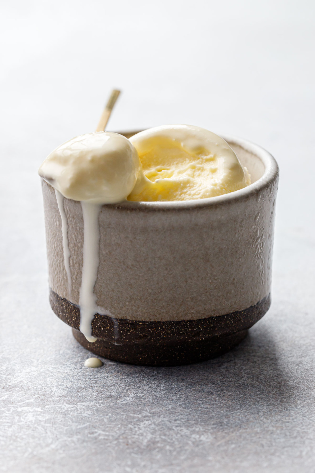 Olive Oil Ice Cream with Fleur de Sel Love and Olive Oil