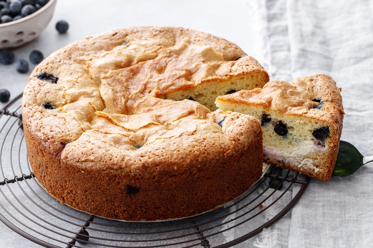 Blueberry Cream Cheese Coffee Cake | Love and Olive Oil