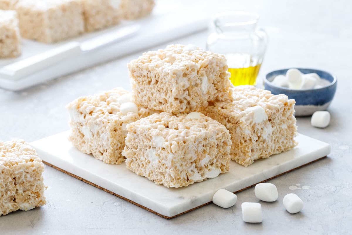 Olive Oil Rice Krispie Treats