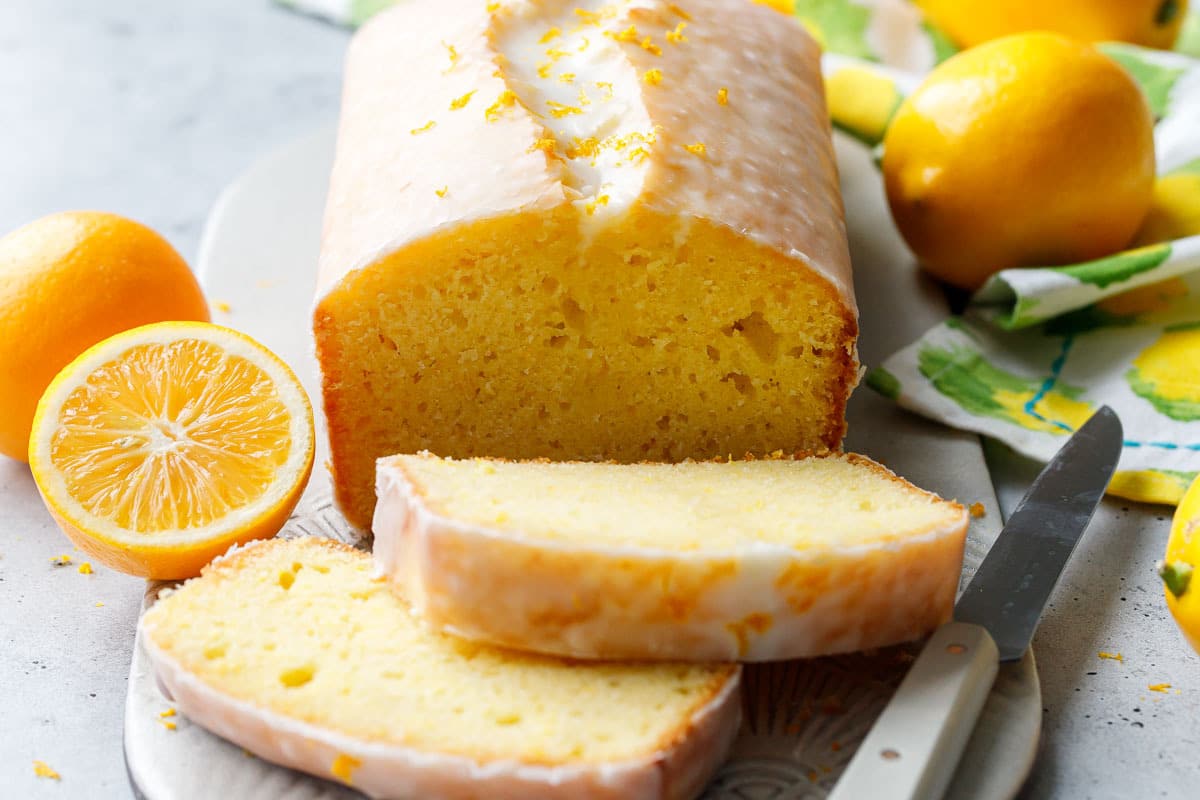 Meyer Lemon Olive Oil Loaf Cake