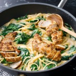 Creamy Chicken Florentine Pasta