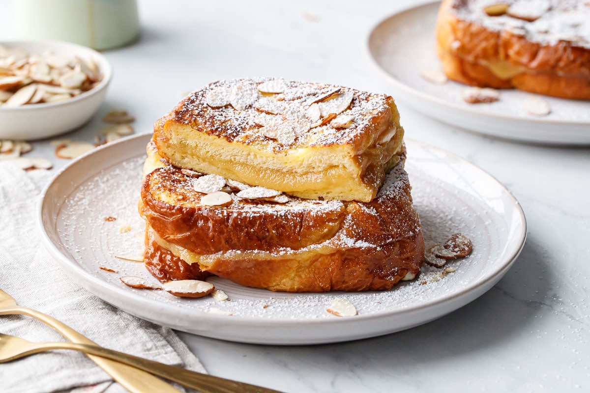 Marzipan-Stuffed French Toast