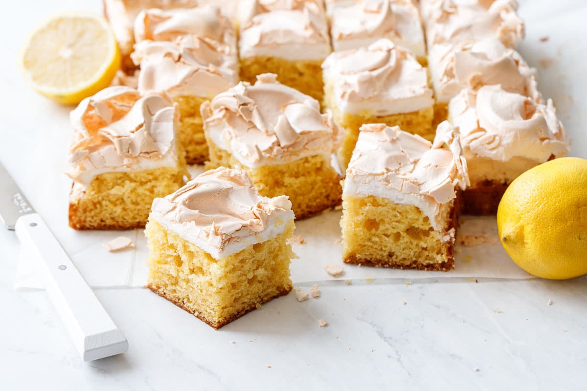 Lemon Meringue Butter Cake