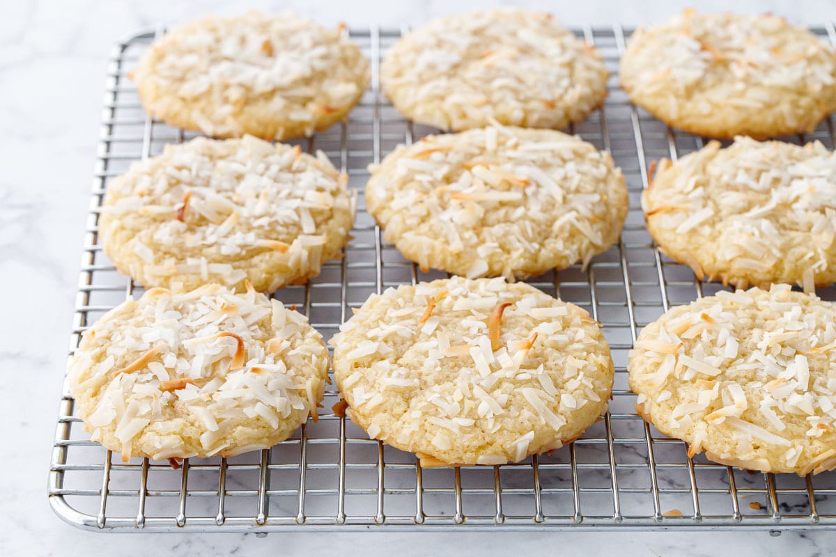 Toasted Coconut Sugar Cookies