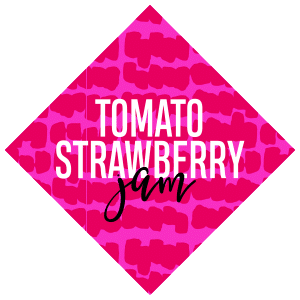 Tomato Strawberry Jam Label