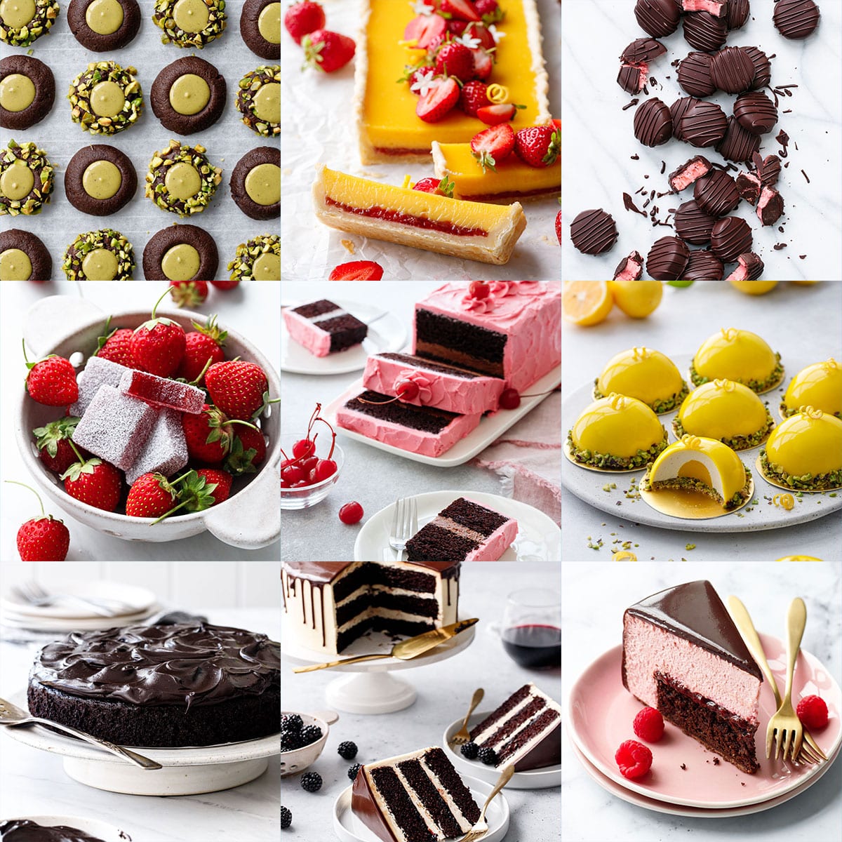 9x9 Grid of Images: This Year's Most Popular Recipes on Instagram 2023