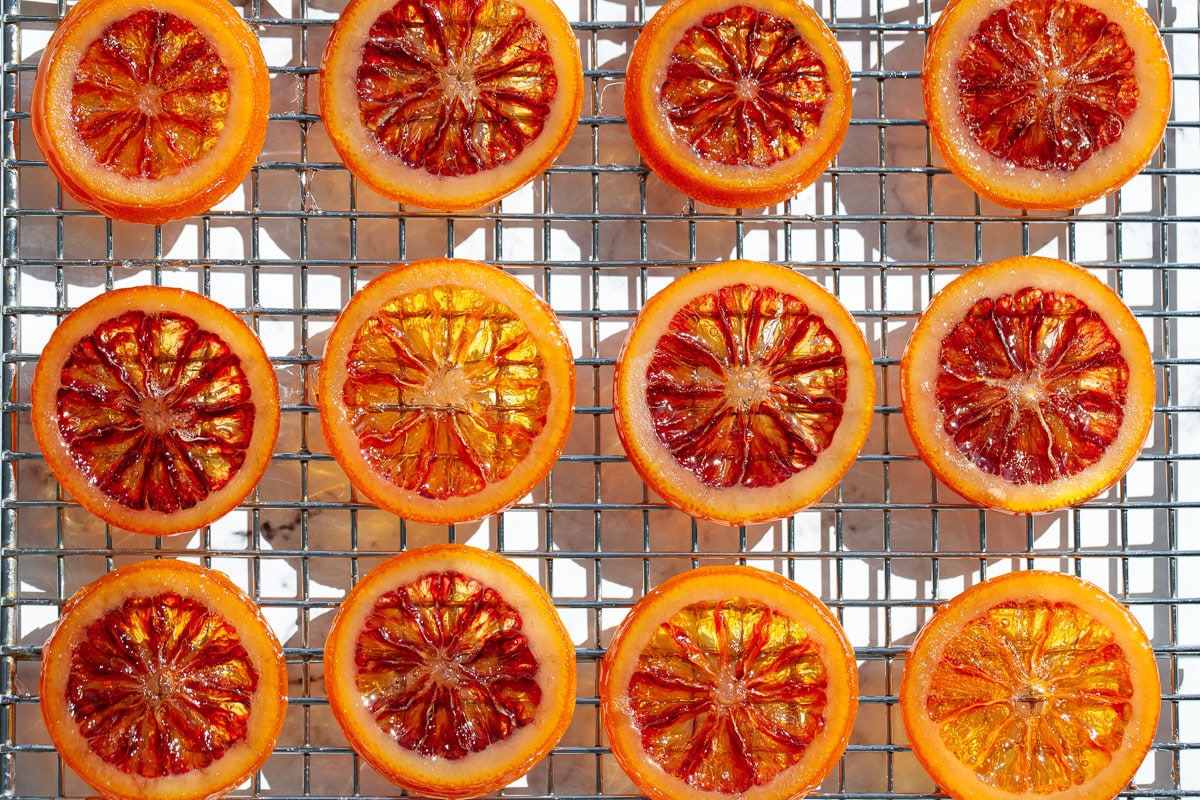 Homemade Candied Blood Orange Slices