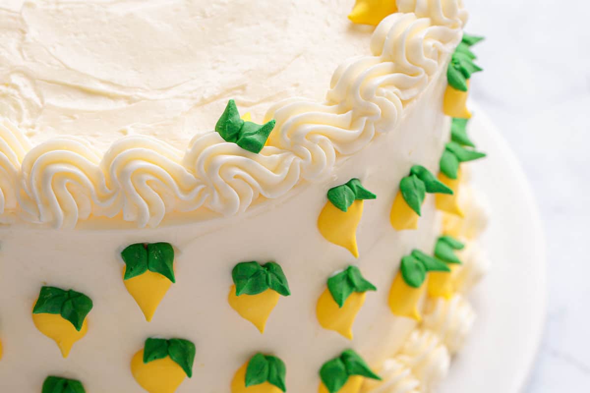 Triple Lemon Layer Cake