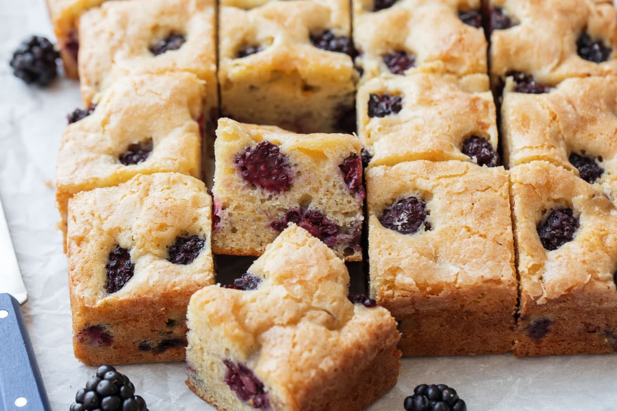 Blackberry Butter Cake