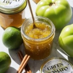 Old-Fashioned Green Tomato Jam with Lime & Cinnamon