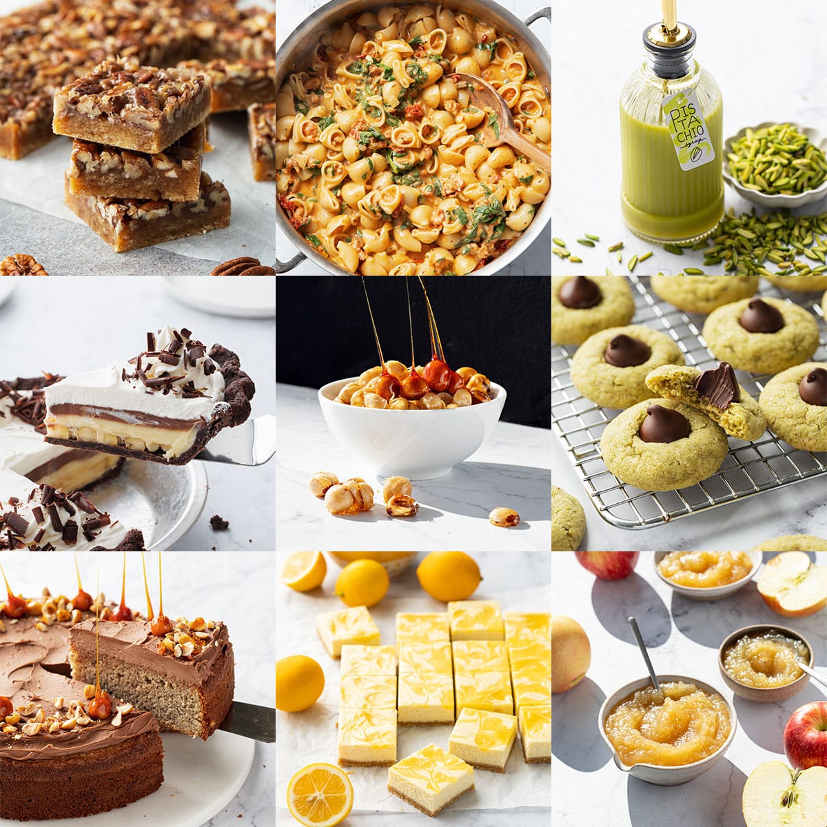 Photo grid of 9 top visited recipe posts of 2025.