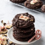 Chocolate Peppermint Bark Cookies