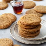 Chewy Maple Brown Butter Sugar Cookies