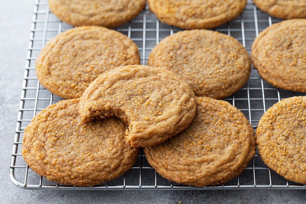 Chewy Maple Brown Butter Sugar Cookies
