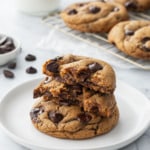 Brown Butter Chocolate Chip Cookies (Extra Large, Bakery Style)