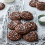 Chewy Crinkle-Top Brownie Cookies